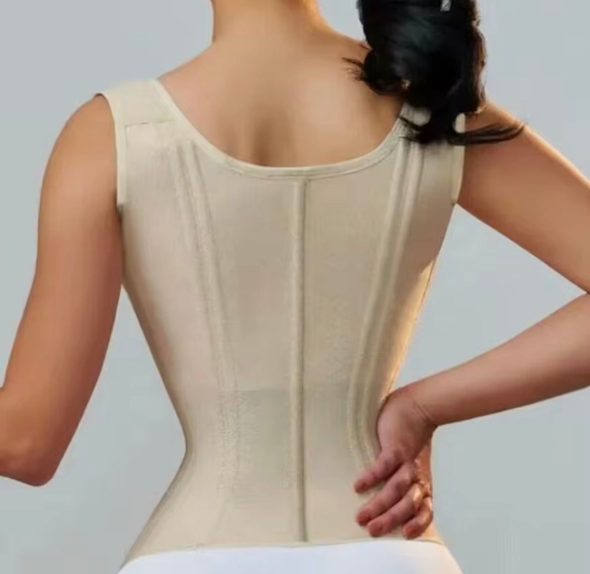 Adjustable Waist Trainer Corset With Zipper & Hook Closure-Body Shaper For Women's